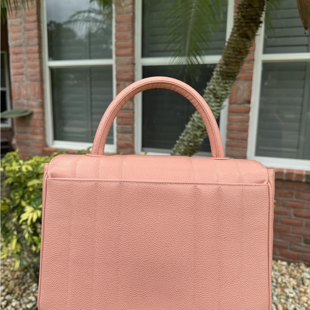 Chanel Vintage Caviar Vertical Quilted Kelly Flap Bag - Picture 5 of 7